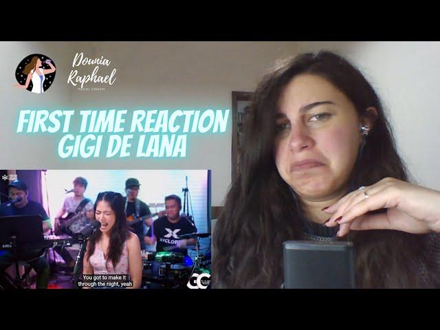 VOCAL COACH FIRST TIME REACTION Gigi De Lana - Better Days