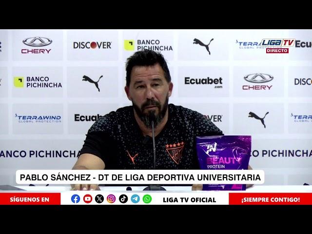   RUEDA DE PRENSA LDU - DT PABLO SÁNCHEZ Y MADISON JULIO