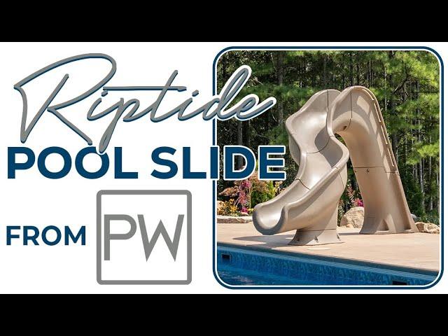 The Riptide Pool Slide | Pool Warehouse