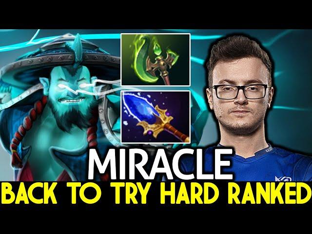 MIRACLE [Storm Spirit] Back to Try Hard Ranked No Mercy 28 Kills Dota 2