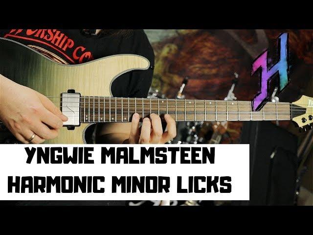 Top 5 Yngwie Malmsteen Harmonic Minor Licks