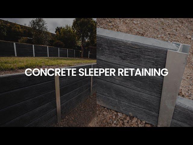 Concrete Sleeper Retaining walls