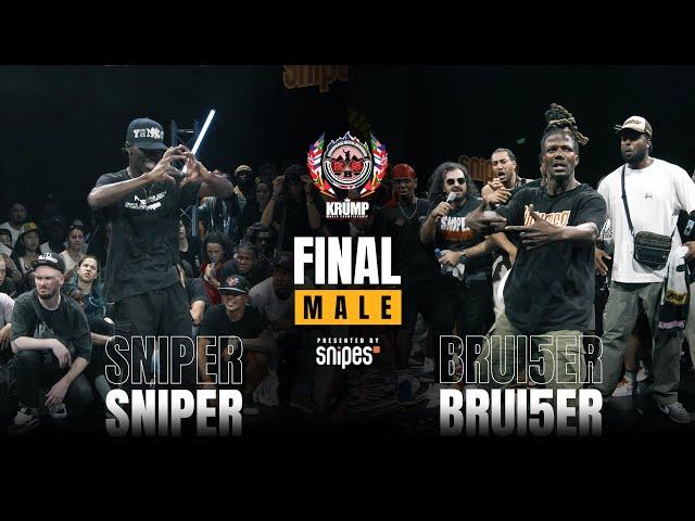 Sniper vs Brui5er | Male Final | EBS Krump 2023