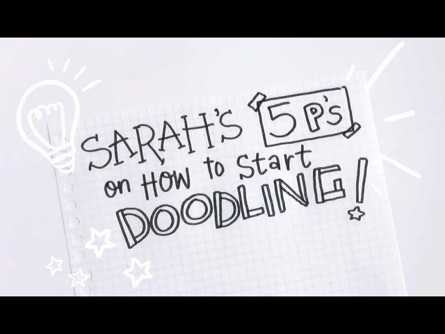 Tips on How to Doodle (Inspirational & Motivational Advice) | Doodles by Sarah