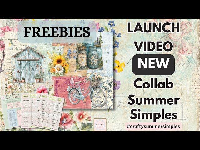 SUMMER SIMPLES COLLABORATION LAUNCH VIDEO #craftysummersimples