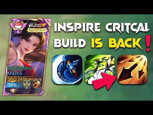 WTF! FINALLY MASHA INSPIRE FULL CRITICAL DAMAGE BUILD IS BACK! 