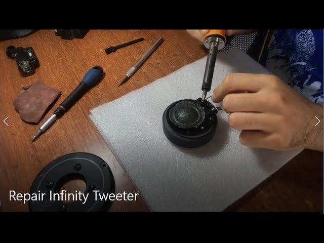 Riparazione tweeter Infinity SM-112 | Easy Tutorial