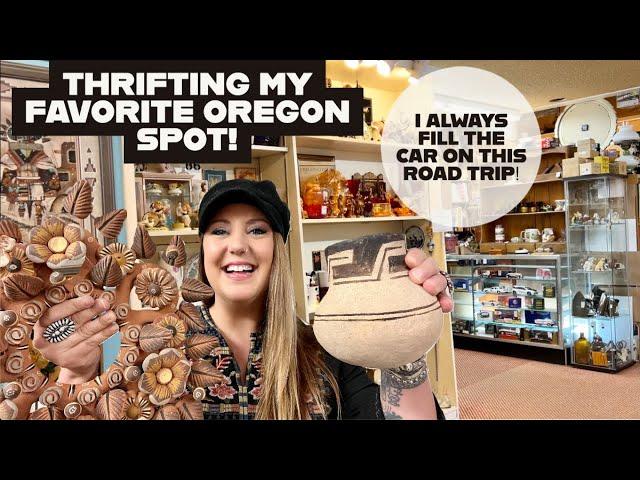 THIS IS WHY IT'S MY FAVORITE SPOT IN OREGON! | Finding Valuable Vintage & Antiques | Thrift With Me!