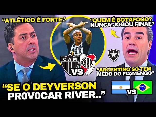 TV ARGENTINA EM CHOQUE COM O ATLÉTICO MG E SUBESTIMANDO BOTAFOGO