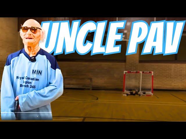 OLD MAN Dominated Gym Floorball Game!