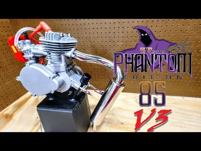 The upgraded Phantom 85 Version 3 by ZTMoto! Fastest engine kit yet? In-depth review and test ride!