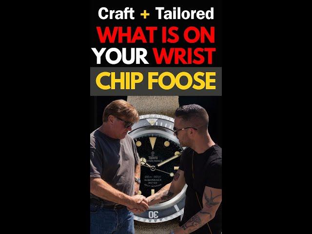 Whats on YOUR wrist: Chip Foose