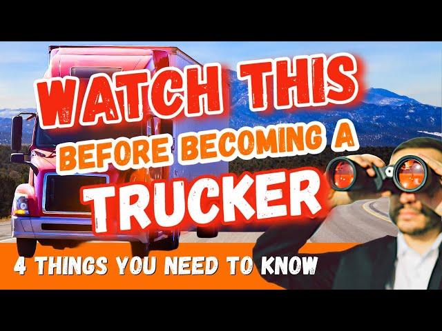 DON'T Become a Truck Driver Until You Watch THIS!