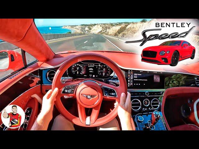 The 2022 Bentley Continental GT Speed is a Quilted Cruise Missile (POV Drive Review)