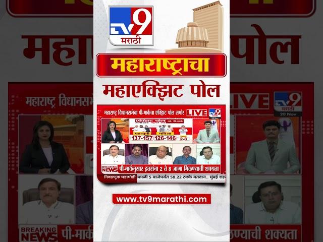 Maharashtra Exit Poll 2024 LIVE | MVA vs Mahayuti | पोलनुसार राज्यात कुणाचं सरकार