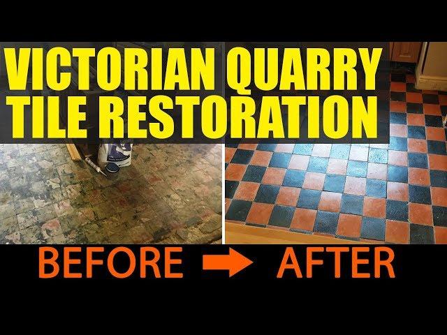 Victorian Quarry Tile Restoration Sheffield South Yorkshire