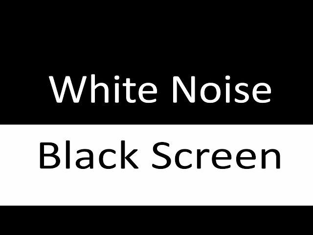 White Noise Black Screen No Ads | Perfect White Noise to Help You Focus and Stay Calm