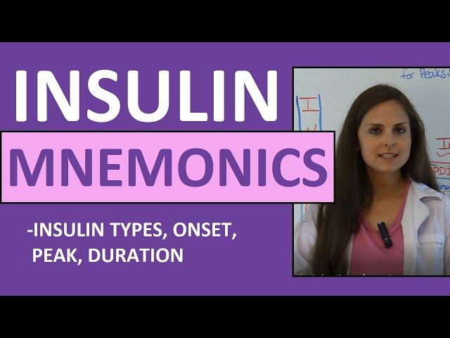 Insulin Onset Peak Duration Mnemonic Nursing | Types of Insulin Nursing NCLEX Review