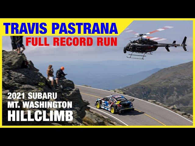 Travis Pastrana's Full Record Run at 2021 Mt. Washington Hillclimb