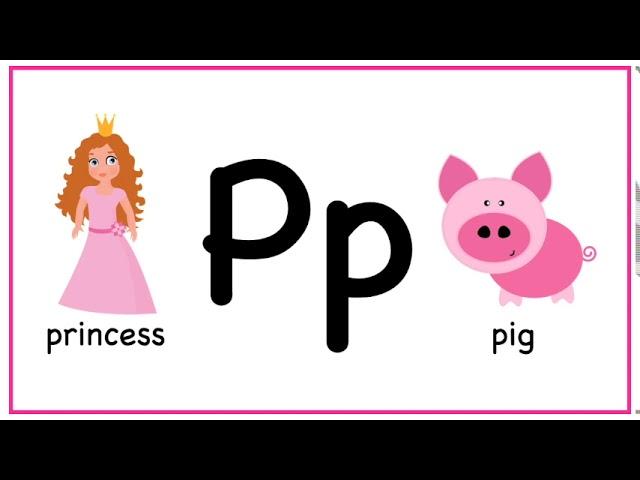 ABC -  English Alphabet Sounds -  Phonics and Vocabulary