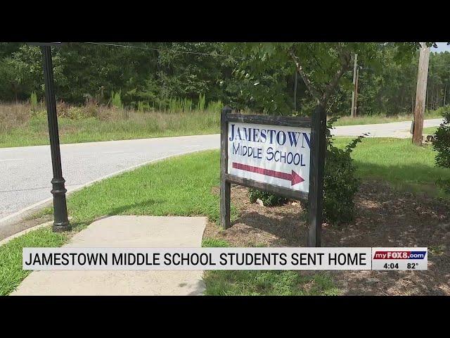 Students sent home due to air conditioning failures at Jamestown Middle School