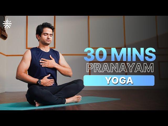 30 Mins Pranayama Yoga | Yoga At Home | Yoga For Beginners | Yoga Routine | @cult.official