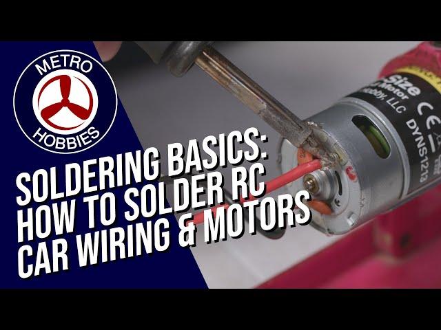 How to Solder DIY Tips | RC Basics