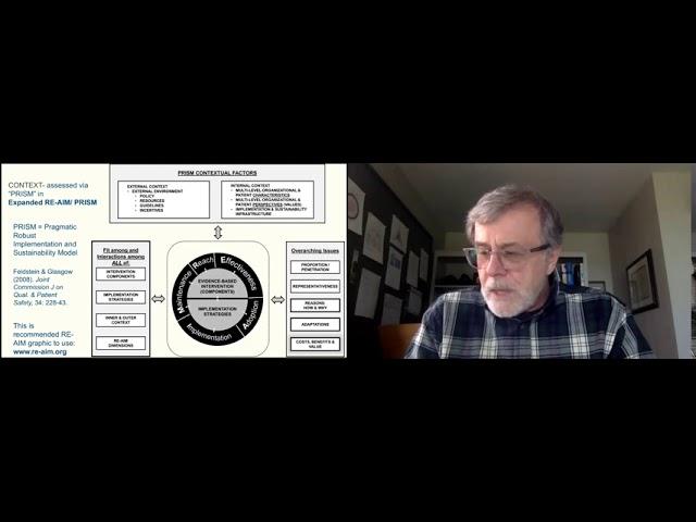 Use and Evolution of the RE-AIM Framework (Dr. Russell Glasgow)