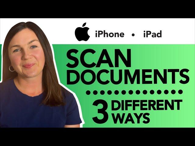 3 Ways to Scan a Document Using Your iPhone or Ipad