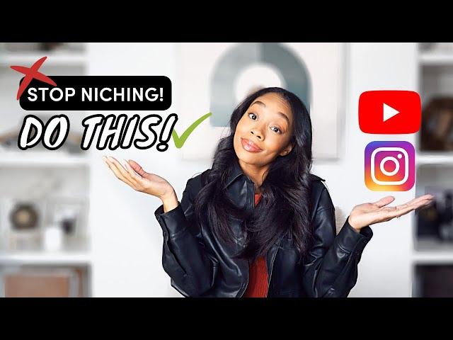 "I have lots of interests... I don't want to niche!" | HERE'S WHAT YOU SHOULD DO!