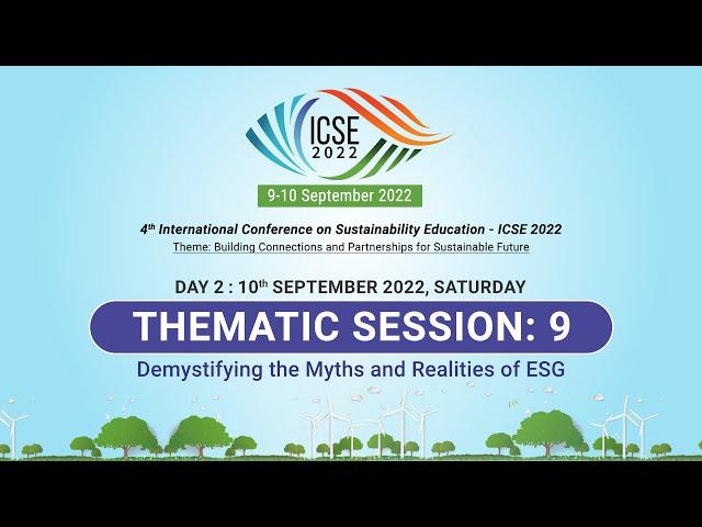 Day 2 - Thematic Session 9 ICSE 2022