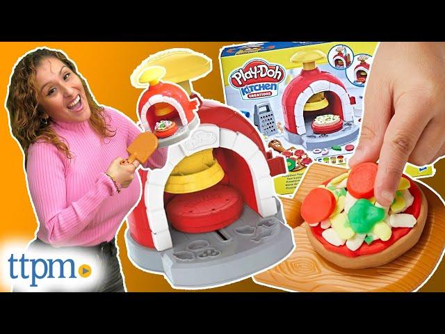 MAKE YOUR OWN PLAY-DOH PIZZA! Kitchen Creations Pizza Oven Playset Review!