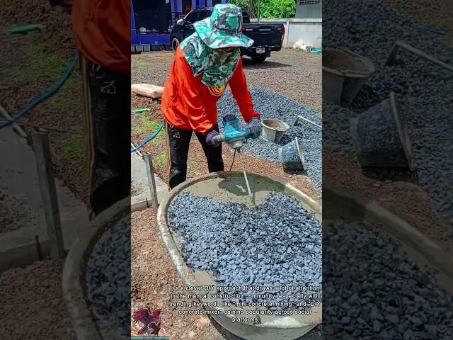 Creative Concrete Mixing || Smart Workers