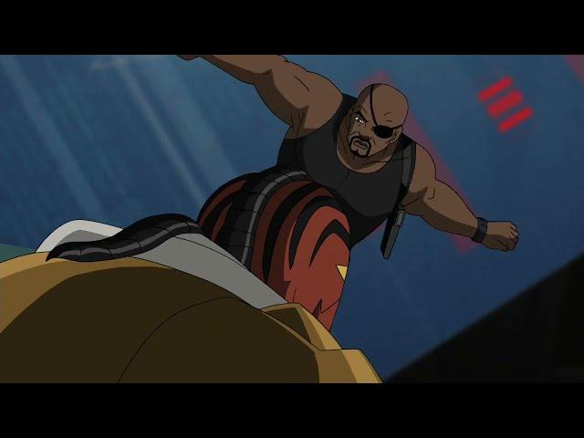 Marvel --- Nick Fury vs.  Scorpio  ___  Ultimate Spider Man