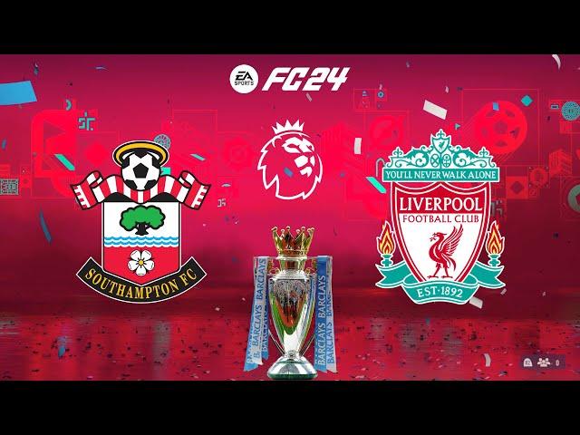 FC 24 | Southampton vs Liverpool - 24/25 Premier League - PS5™ Full Match & Gameplay