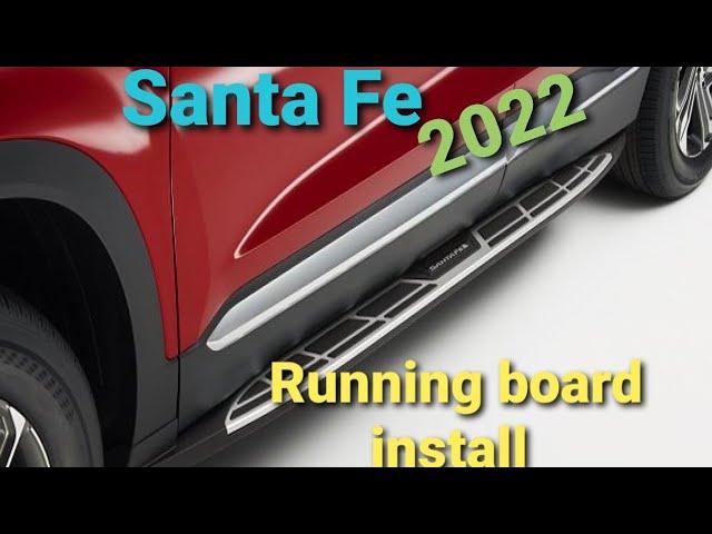 Hyundai Santa fe running boards install