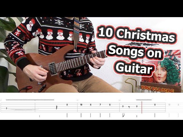 10 Fun Christmas Songs on Guitar (with Tabs)