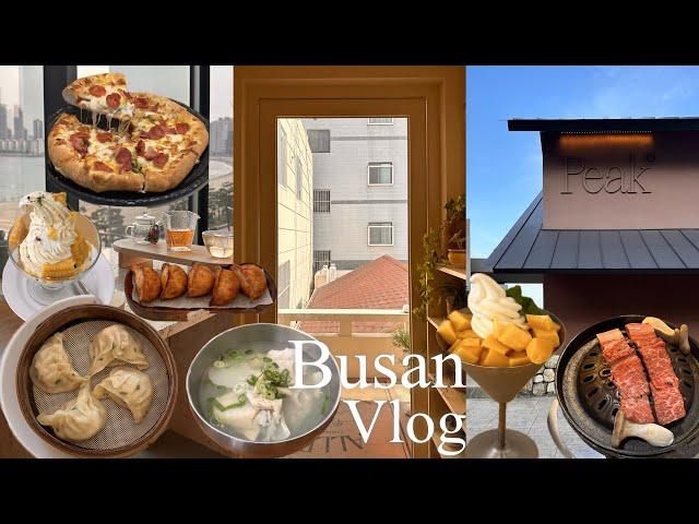 Vlog | 부산 여행 브이로그 | 부산 맛집 | 부산 오션뷰 카페 모음zip️ | 해빙모먼트•피크스퀘어•티티티•마이페이보릿쿠키 | 소품샵 투어 | 부산 여행 2박3일 코스 추천