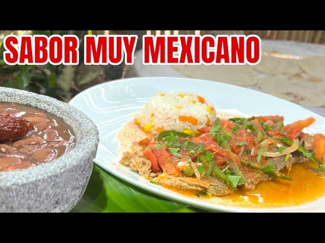 EL SECRETO DE UN BUEN BISTEC A LA MEXICANA- CON SABOR A MEXICO