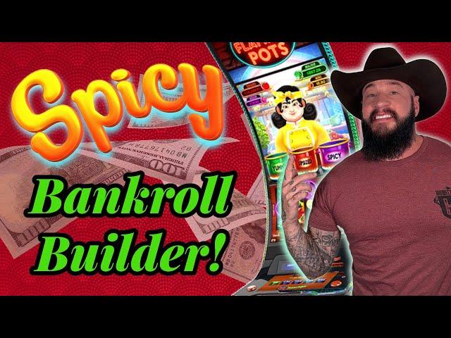 Best NEW Slot Machine for budget bankroll players!  How to on Big Hot Flaming Pots 