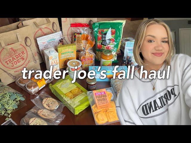 Trader Joe’s grocery haul! festive fall items 2023 (gluten free)