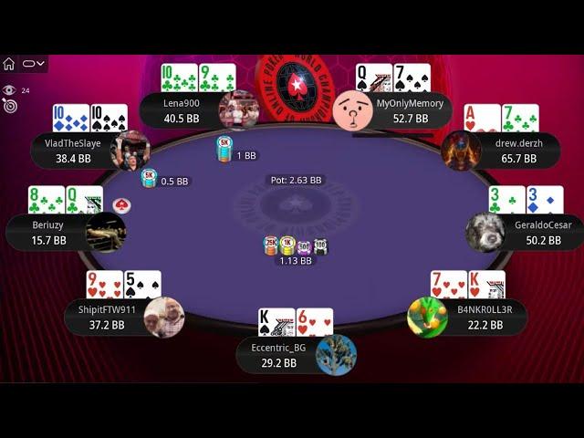 WCOOP 36-H $1K Lena900 | B4NKR0LL3R | Beriuzy - Final Table Replay