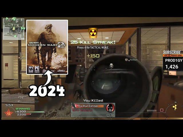 MW2 In 2024 Is EASY:(30-2)"INSANE LIVE BARRET 50CAL" NUKE OΝ HIGHRISE TDM