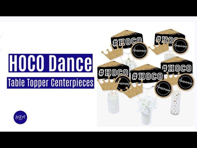 HOCO Dance Homecoming Centerpiece Ideas - Table Toppers Sticks | Big Dot of Happiness