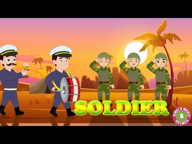 Army Day 2024 | Soldier Song for kids | Community Helpers Song by Bindi's Music & Rhymes