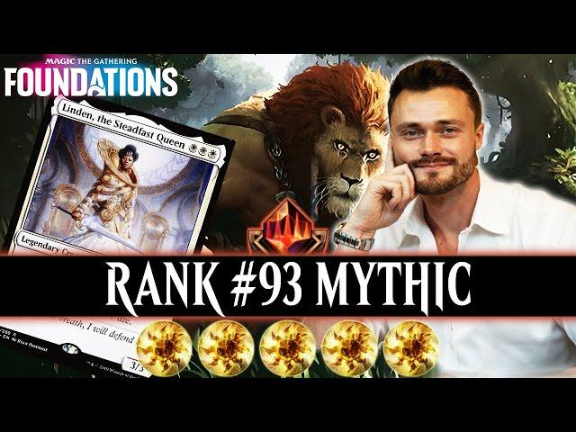 CRUSHING Top #100 Mythic With New Mono White Linden Lifegain #Foundations #FDN #Standard