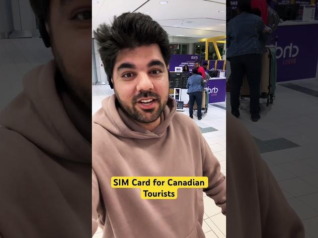 Mobile Sim Card on Canadian Airports for Tourists #canada #canadaimmigrationvisa