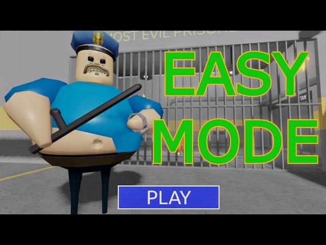 Roblox Barry’s Prison Run Story Obby EASY MODE - Walkthrough and Boss Battle #Roblox #OBBY