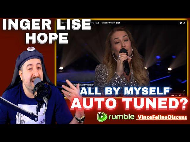 Auto Tuned? - Inger Lise Hope | All By Myself (Eric Carmen) | LIVE | The Voice Norway 2024