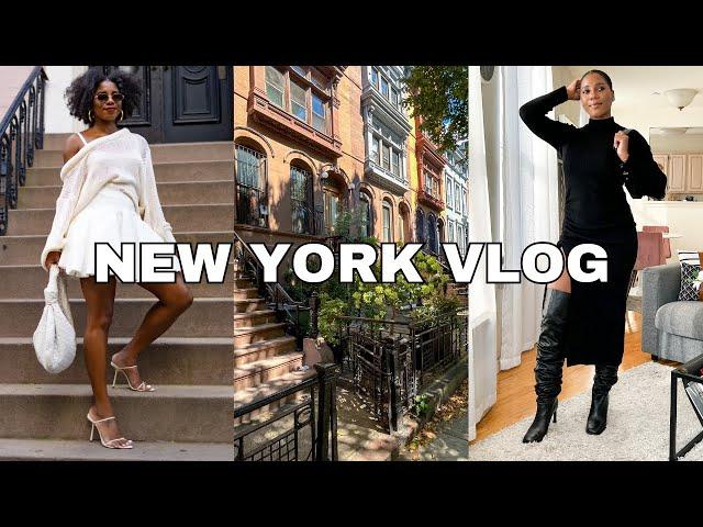 New York City Vlog! House Hunting in Brooklyn, Fall Sale Haul, Fashion Week Unboxings︎MONROE STEELE